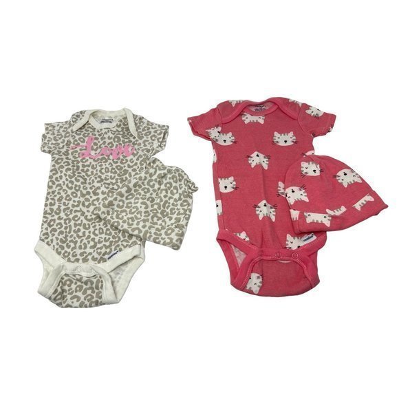 Baby Clothes - Lot of 6 One Piece Summer Outfits - Size 3 - 6 Months - Picture 2 of 5